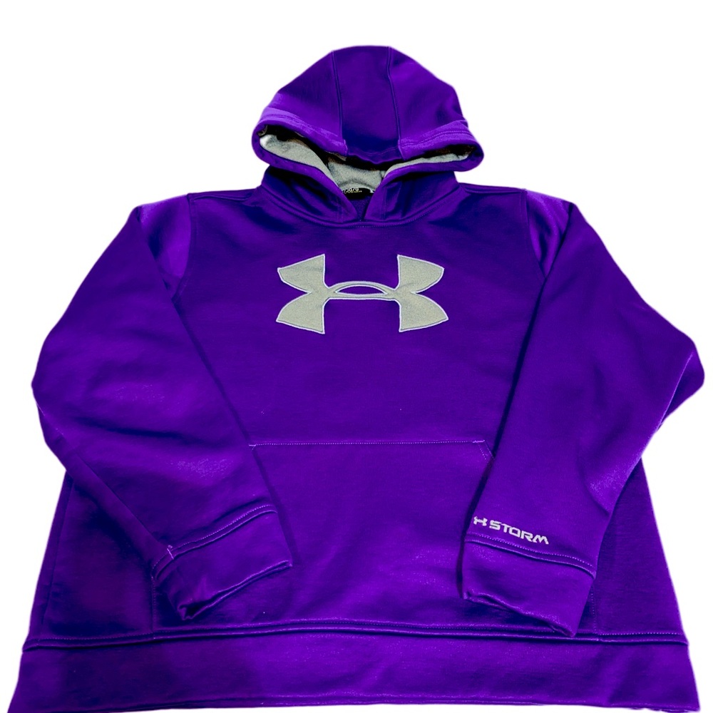 Under Armour Hooded Sweatshirt Sz YL EUC